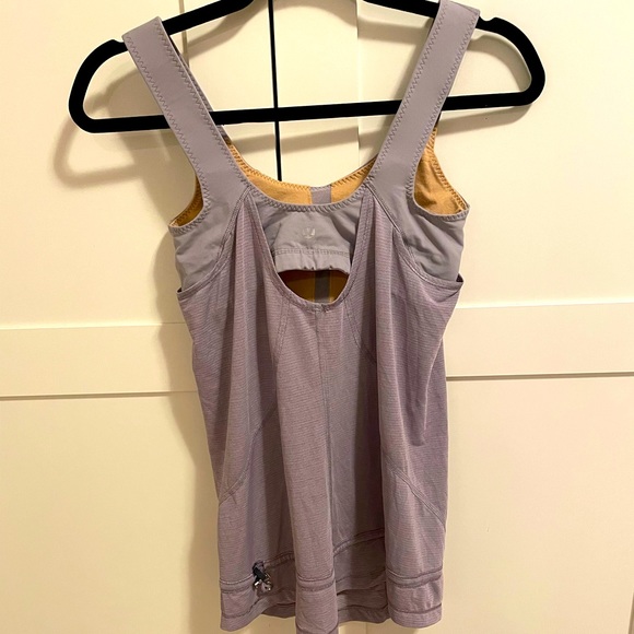 Lululemon Athletica Run For Your Life Tank in Lavender Gray Size 4 - Picture 3 of 7